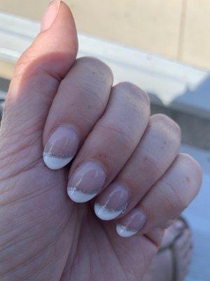 Putting a twist on a French manicure