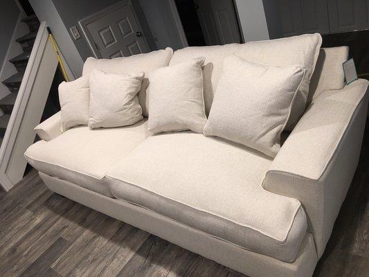 Sofa completely  assemble and customer happy.