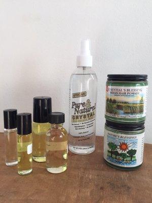 Cologne oils Natural deodorant Hair balms