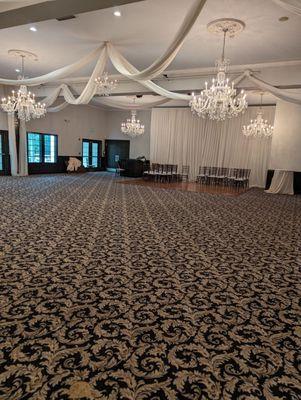 Ballroom - before the gala set up.