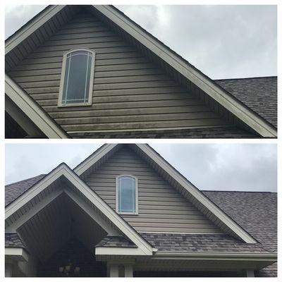 Before & After House Wash