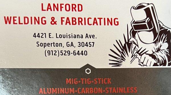 Lanford Welding & Fabricating