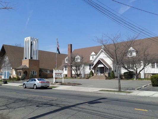 Saint Peters Episcopal Church 2 blocks away from Main Avenue to the right