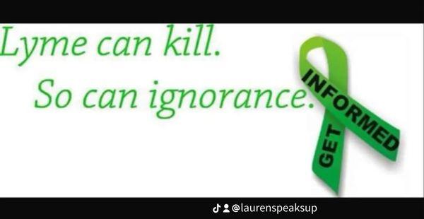 #LymeCanKill #IgnoranceCanKill #LymeIgnorance #TickborneDiseases #NoCountryForOldPeople #PeopleOverprofit