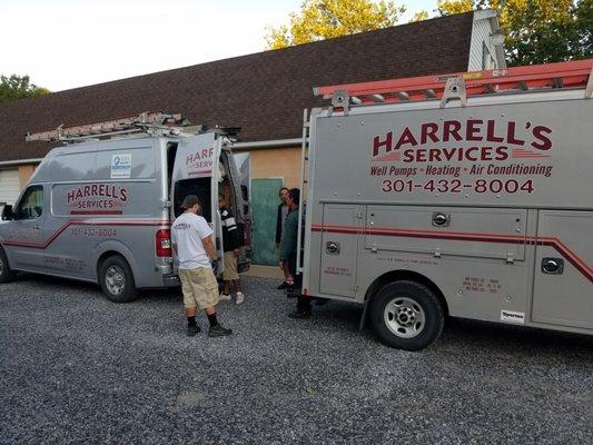 The guys were trying to figure out if they had loaded everything for the days work.