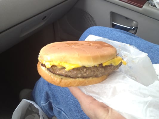 One of The Very Best Cheeseburger - hand formed, cooked perfectly on a flat top grill, with nice size. Worth The Drive.