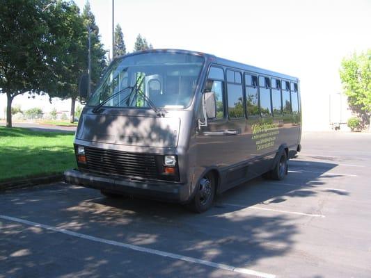 The bus after lettering