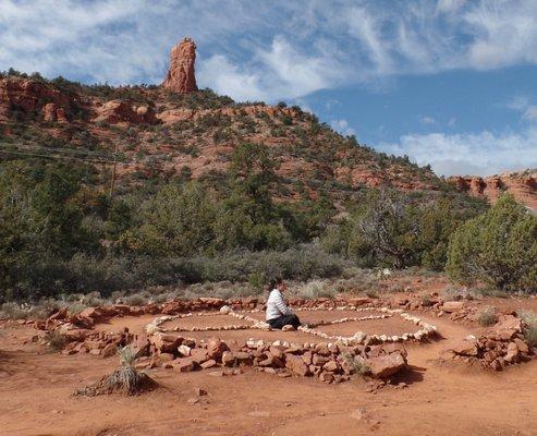 Medicine Wheel in  Sedona.