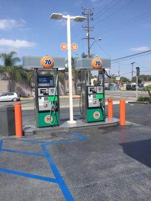 The diesel pumps