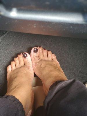 Fresh painted toes!