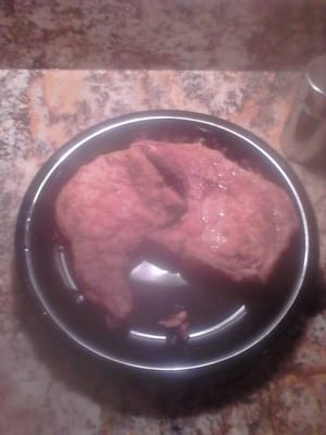 Pork chops I fried up