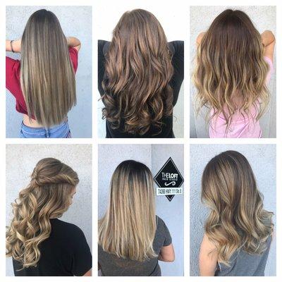 Best of my Balayage & Extensions for 2018