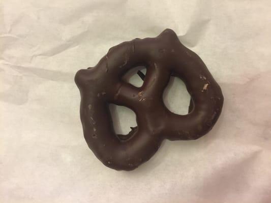 Chocolate pretzel