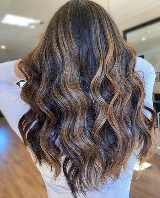 Caramels balayage by stylist Alana