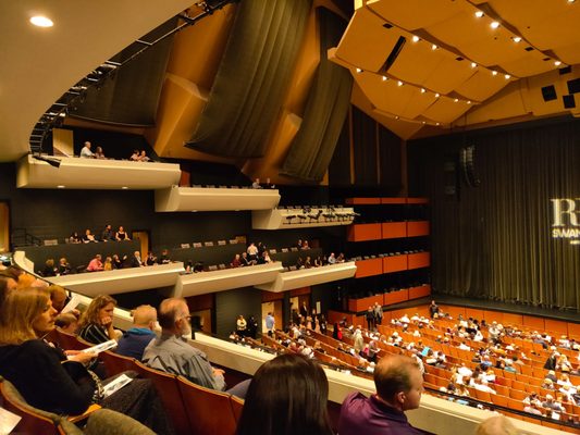 Inside theatre