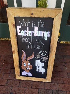 Why is the bunny brown? Because it's hip hop?