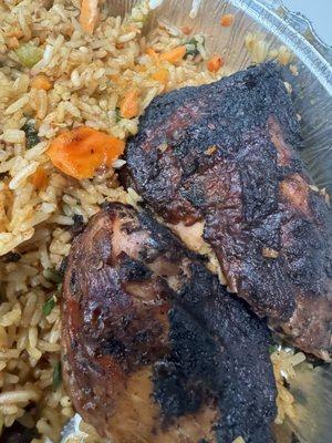 Jerk chicken fried rice