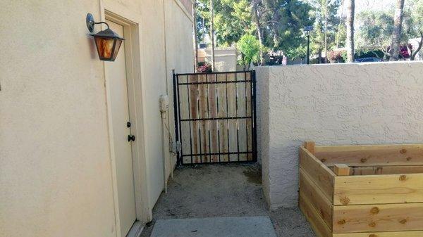 Custom gate.