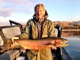 Olivier Blondeau all the way from France to fish with us