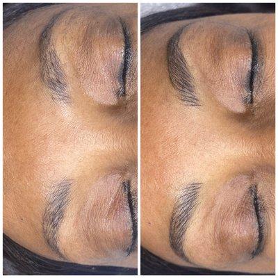 Microblading Before and after