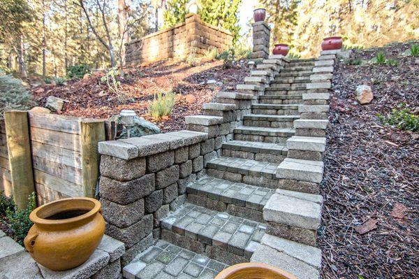 Landscape Renovation During the drought we asked them to remove our lawn and build a paver patio in its place. Our yard is now beautiful