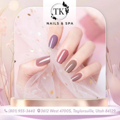 Unveil your beauty with our exquisite nails at TK Nails and Spa. Don't miss it!