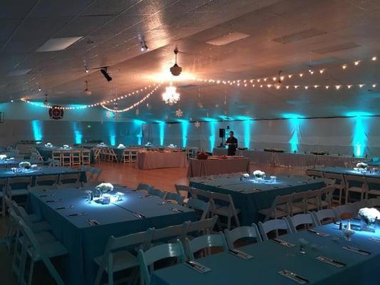 Lighting, DJ, and Photo Booth Services. Loleta Fireman's Pavilion.  Loleta, CA