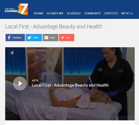 Live PRP Demo! https://www.aztv.com/posts/local-first-advantage-beauty-and-health