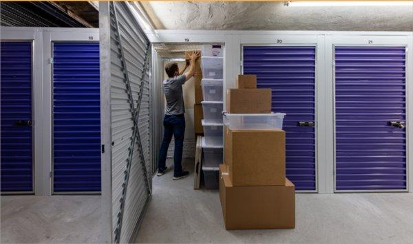 Relative size of our storage units