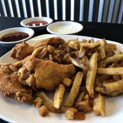 Wings and Hand Cut Fries