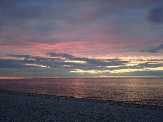 View at Camp DeWolfe of Long Island Sound