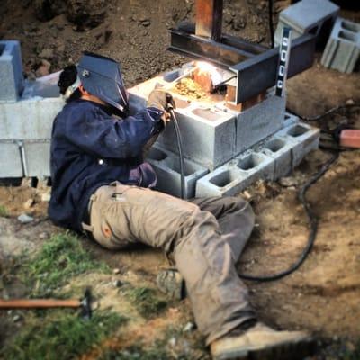 On-site welding, custom gates.