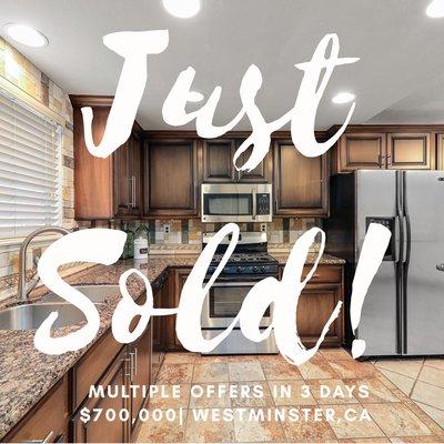 Sold in 8 Days with multiple offers and over asking price!