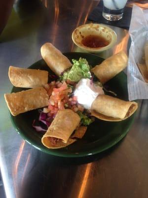 Taquitos were HUGE and delicious!!!