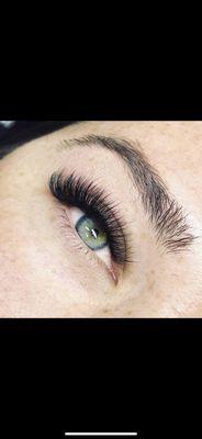 Volume lash extensions