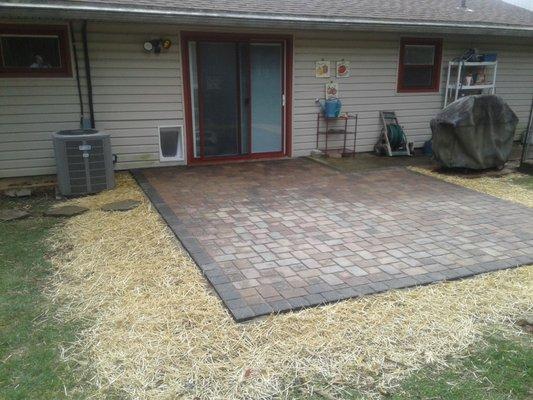 Finished patio 1