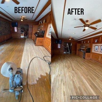 refinishing natural 3 coats polys