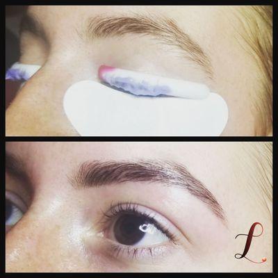 Lash Lift  & Tint along with Brow Wax & Tint