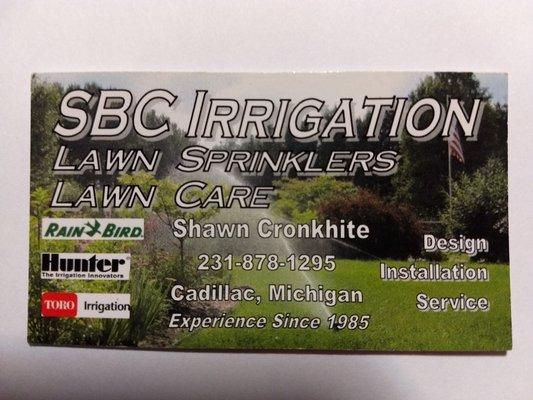 SBC Irrigation Lawn Sprinklers