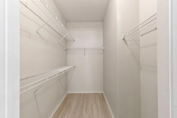 Spacious Walk-In Closet