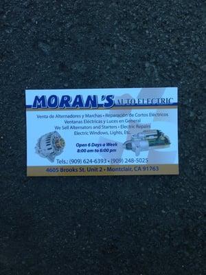 Moran Auto Electric