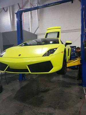 We work even on exotic cars