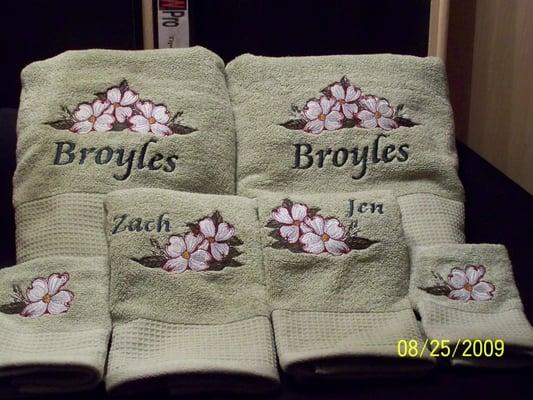 Personalized Towel Set