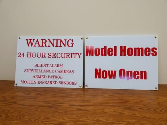 Yard signs are a great way to get your message out there!