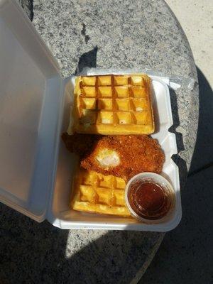 Chicken and waffles!