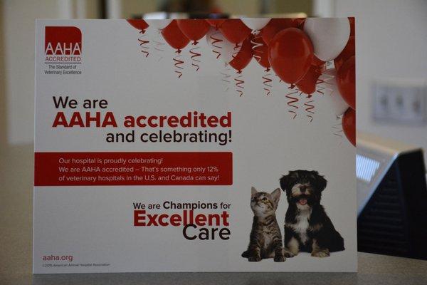 American Animal Hospital Association accredited