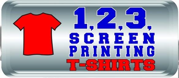 1,2,3 Screen Printing T-shirts