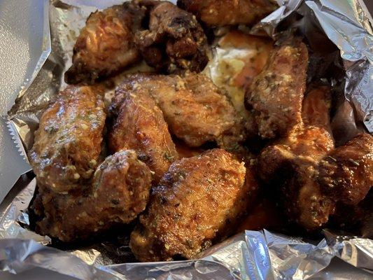 Hot Garlic Parmesan wings