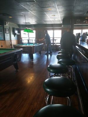 Pool table area