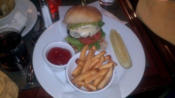 Delicious tex mex burger...